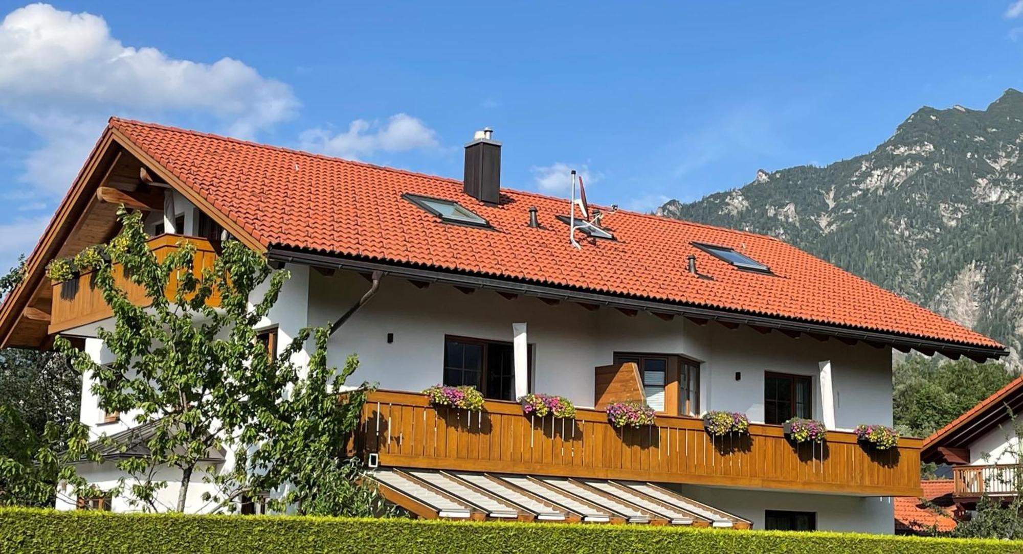Das Bergquartier - Ferienwohnung Zugspitze โอเบอร์เอา ภายนอก รูปภาพ